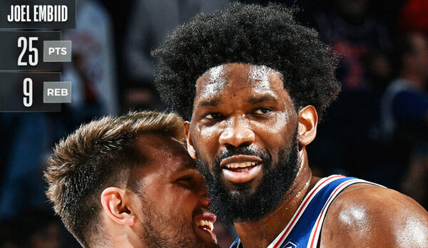 Versus / Camerunés Joel Embiid le amarga la vida a los Mavericks en la NBA