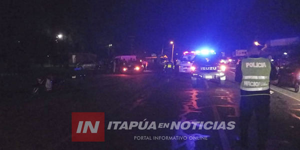 PEATÓN FUE ATROPELLADO POR UN VEHÍCULO Y ARROLLADO POR UN CAMIÓN - Itapúa Noticias