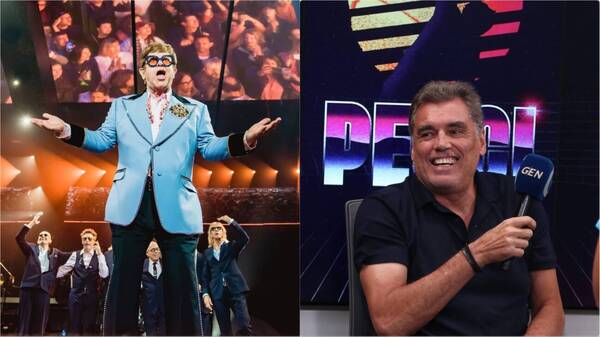 Víctor Pecci contó que el famoso cantante Elton John le mandó un regalo