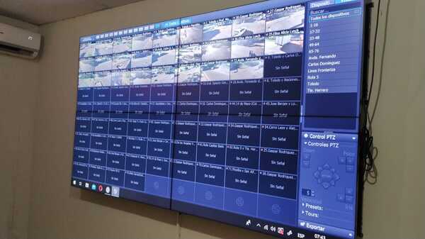 De 101 cámaras disponibles del centro de monitoreo del 911, solo 30 funcionan en Pedro Juan Caballero - Oasis FM 94.3