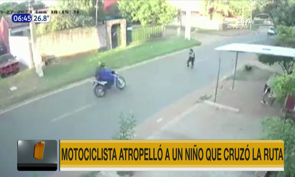 Luque: Niño cruzó la ruta corriendo y fue atropellado | Telefuturo