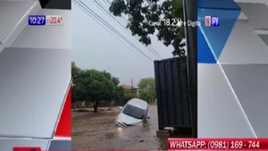 Baches y raudales la problemática de siempre en días lluviosos - Noticias Paraguay