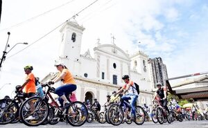 Bicisenda: Ciclistas invitan a cumplir la tradición de visitar siete iglesias ¡en bici!  - Nacionales - ABC Color