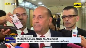 Video: Posible denuncia penal contra ex FGE - ABC Noticias - ABC Color