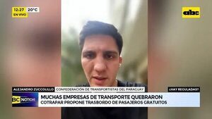 Video: Muchas empresas de transporte quebraron - ABC Noticias - ABC Color
