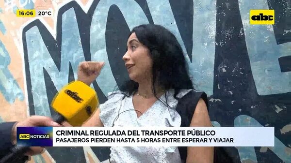 Video: Criminal regulada del transporte público - ABC Noticias - ABC Color