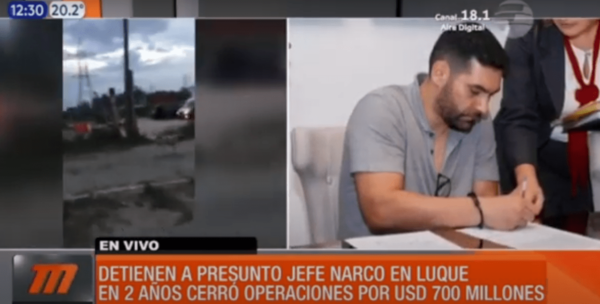 Detuvieron a un presunto jefe narco en Luque | Telefuturo