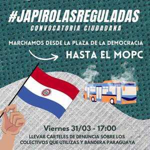 Marcharán contra las reguladas del transporte público | 1000 Noticias