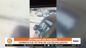 Asaltantes se llevan G. 100 millones de un cambista en Ciudad del Este - trece