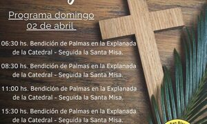 Catedral San Blas con agenda lista para la Semana Santa