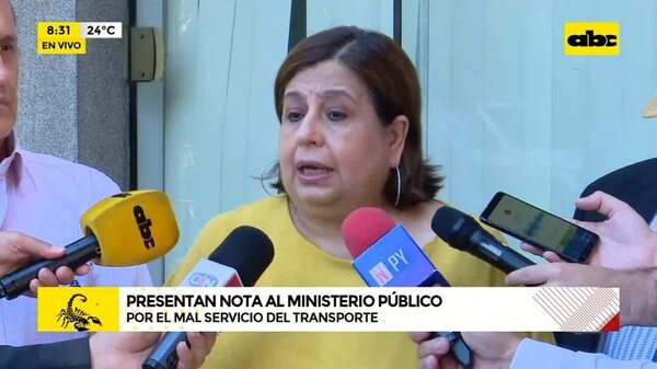 Video: Presentan nota al Ministerio Público - ABC Noticias - ABC Color