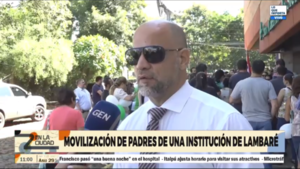 Padres protestan por inscripción de menores acusados de abuso infantil en colegio de Lambaré - ADN Digital