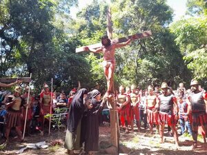 Alistan el tradicional “Vía Crucis Viviente” en Caacupé - Nacionales - ABC Color