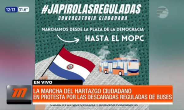 Realizarán "marcha del hartazgo" contra las reguladas | Telefuturo
