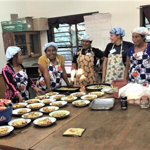 Campamento para mujeres indígenas de la comunidad de Campo Alegre