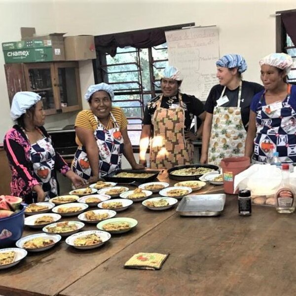 Campamento para mujeres indígenas de la comunidad de Campo Alegre