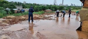 Tras temporal, el agua llegó hasta los albergues de afectados por inundaciones - Nacionales - ABC Color
