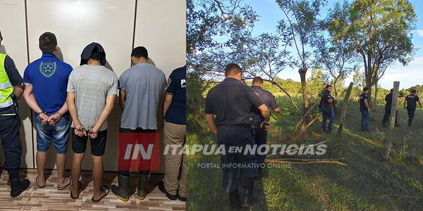TRES DETENIDOS EN EL CASO DE ABUELA ASESINADA Y MANIATADA - Itapúa Noticias