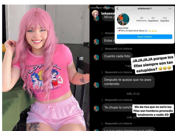 ¡Onichan muestra mensajes de “pajeros” y los llama “FIFAS” porque todo el día están con los jueguitos!