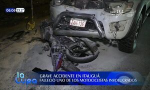 Accidente con derivación fatal en Itauguá | Telefuturo