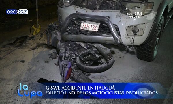 Accidente con derivación fatal en Itauguá | Telefuturo