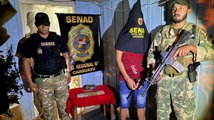 Detienen a presunto microtraficante en Caaguazú - Noticiero Paraguay
