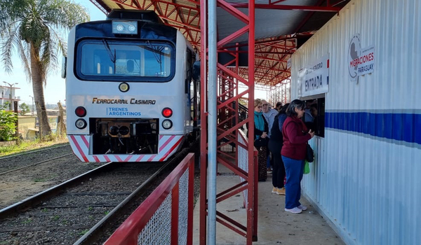 Conocé los horarios del tren Posadas - Encarnación por Semana Santa