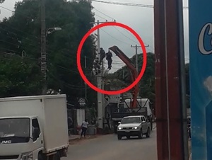 Explotó un transformador y un funcionario de la ANDE quedó con algunas quemaduras » San Lorenzo PY