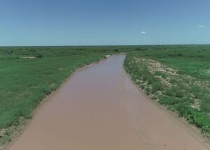 Tras alcanzar su pico, el río Pilcomayo vuelve a bajar en Pozo Hondo