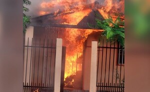 Explosión de garrafa provocó incendio