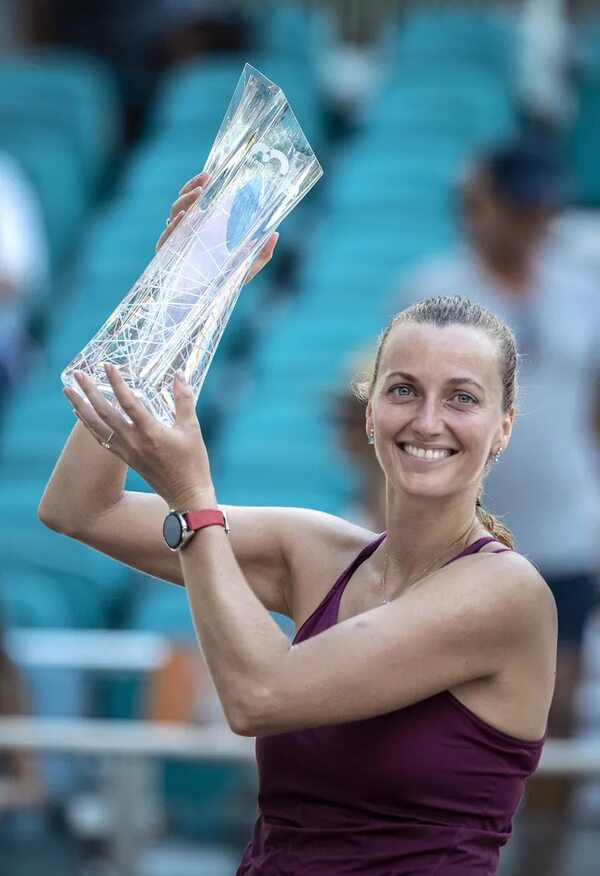 Petra Kvitova, la reina de Miami - Polideportivo - ABC Color