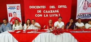 Denuncian que docentes fueron arreados para encuentro político en la seccional colorada de Caazapá - Nacionales - ABC Color