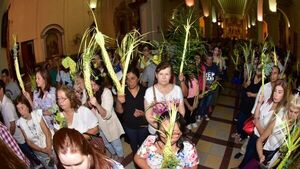 Parroquias continuarán con misa y bendición de palmas en Asunción