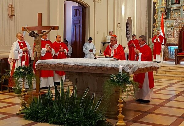 Cardenal Adalberto Martínez instó a seguir el camino de Jesús en Semana Santa