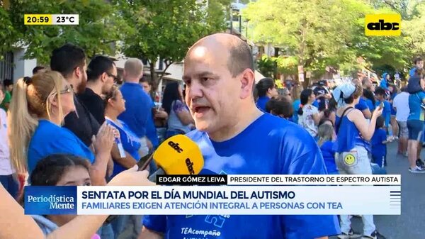 Video: Sentata por el día mundial del autismo  - Periodísticamente - ABC Color