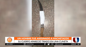 Joven es asesinado a machetazos en Villeta - Unicanal