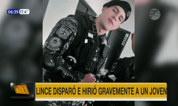 Lince disparó e hirió gravemente a un joven en Caaguazú | Telefuturo