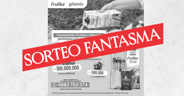 Conajzar interviene y solicita informe a Frutika sobre sorteo fantasma. - El Independiente