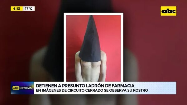 Video: Detenido supuesto autor de robo a farmacia - ABC Noticias - ABC Color