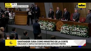 Video: Santander jura como nuevo ministro de la Corte  - ABC Noticias - ABC Color