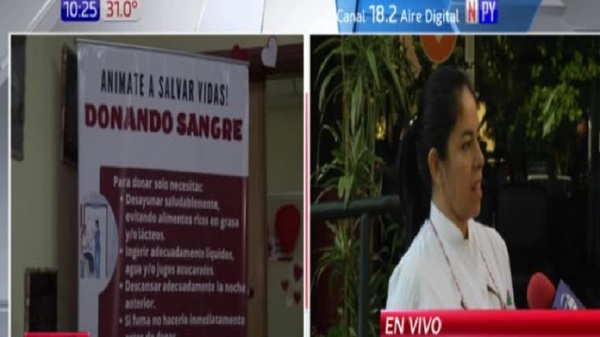 Alta necesidad de donación de sangre - Noticias Paraguay