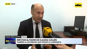 Video: Imputan al padre de Claudia Guillén  - ABC Noticias - ABC Color