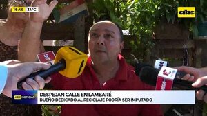 Video: Desalojan chatarrería que ocupaba una calle  - ABC Noticias - ABC Color