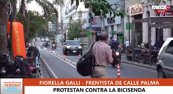 Frentista en contra de la bicisenda de Palma dijo que sin los empresarios "el Centro va a morir" - Megacadena — Últimas Noticias de Paraguay