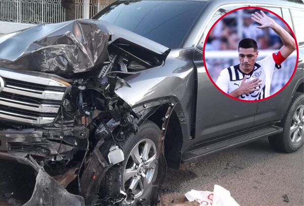 "Tacuara" Cardozo protagonizó un accidente de tránsito en Asunción - Megacadena — Últimas Noticias de Paraguay