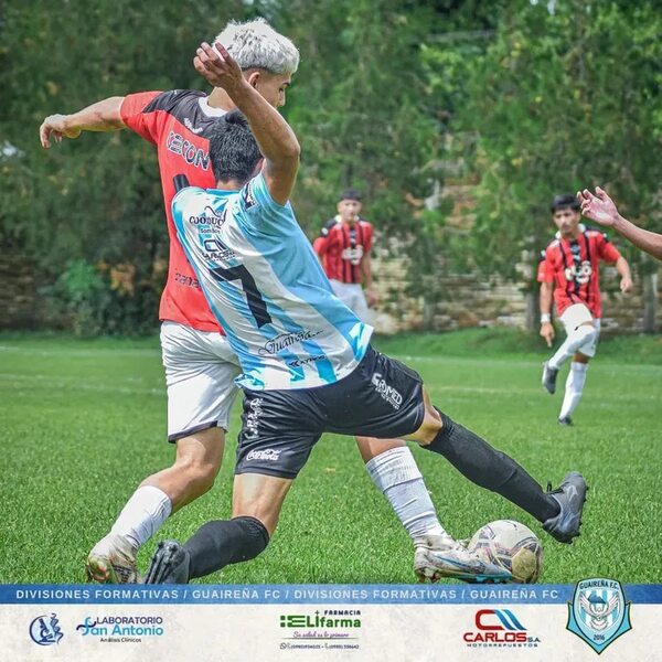 Sub 18: Guaireña tumbó el invicto de Libertad - Fútbol - ABC Color