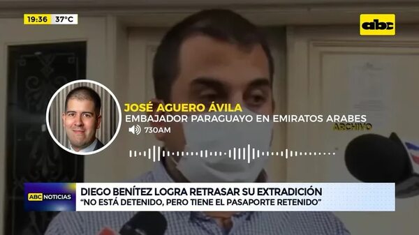 Video: Diego Benítez logra retrasar su extradición  - ABC Noticias - ABC Color