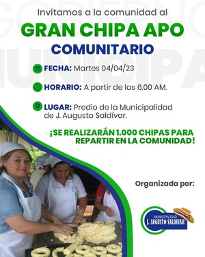 Chipa Apo Comunitario en J. Augusto Saldívar | 1000 Noticias