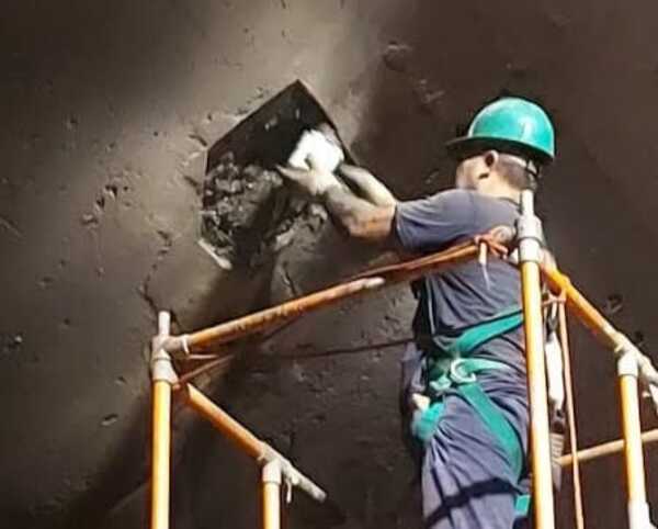 Tubo de succión de la Unidad Generadora N° 3 de ITAIPU fue reparado durante un minucioso procedimiento