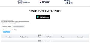 Diario HOY | Estado de expedientes se puede verificar en la web de Hacienda